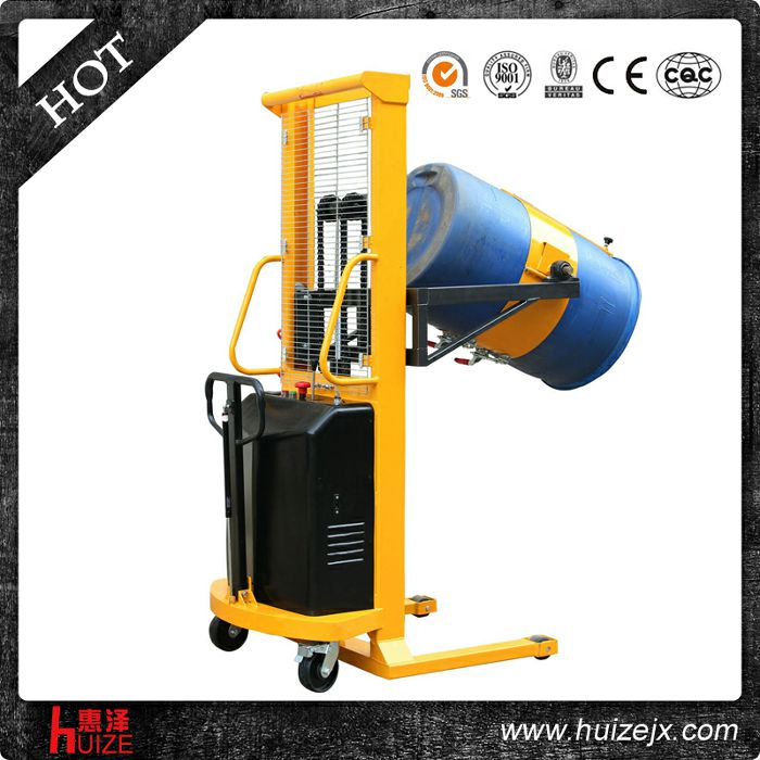 半電動多功能油桶車（單門架，夾塑桶）2