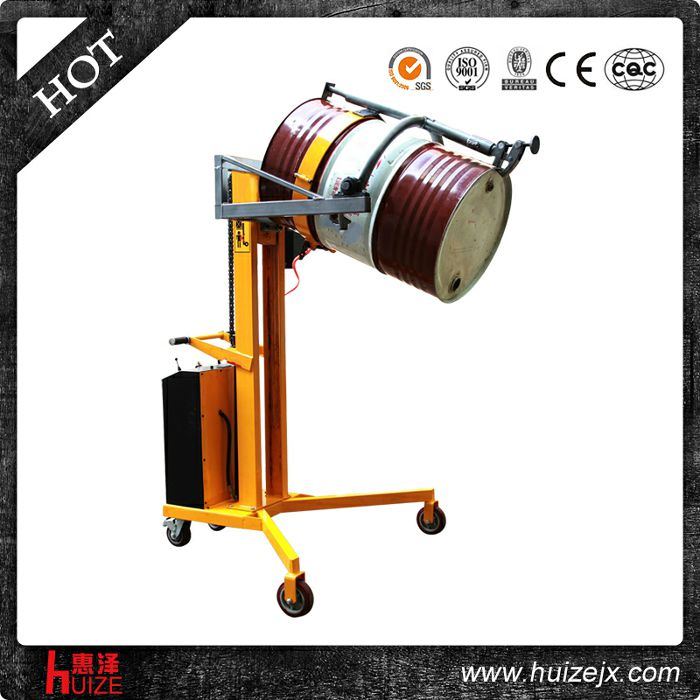半電動(dòng)油桶車（直角腿，夾鐵桶翻轉(zhuǎn)）