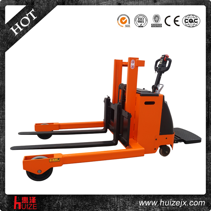 地面不平專用全電動堆垛車載重1000kg 地面不平專用全電動堆垛車載重1000kg