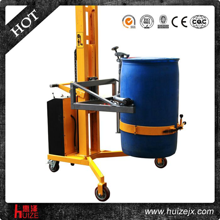 半電動(dòng)油桶車(chē)（直角腿，夾鐵桶翻轉(zhuǎn)）